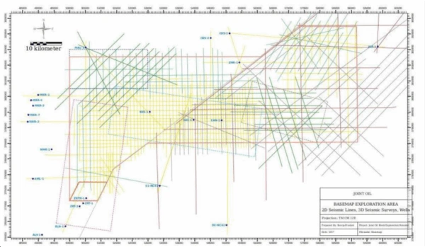 Joint Oil Block map